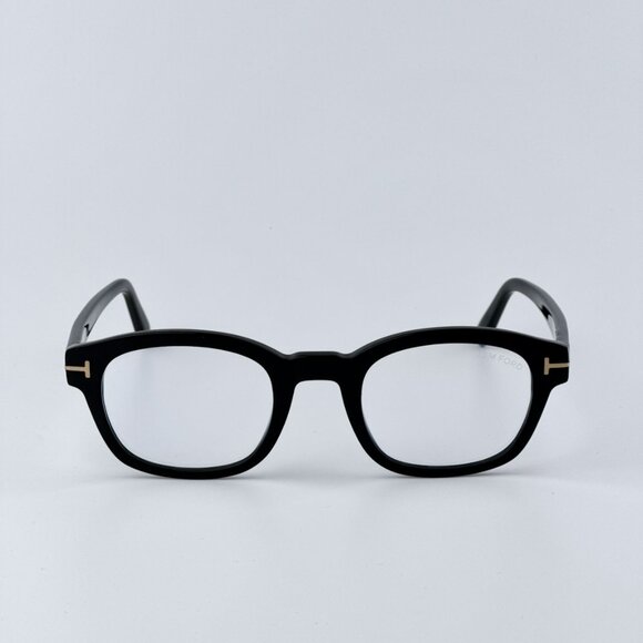 Tom Ford Women BRAND NEW Eyeglasses Black Blue Light Block Square FT5808 001 - Picture 1 of 10